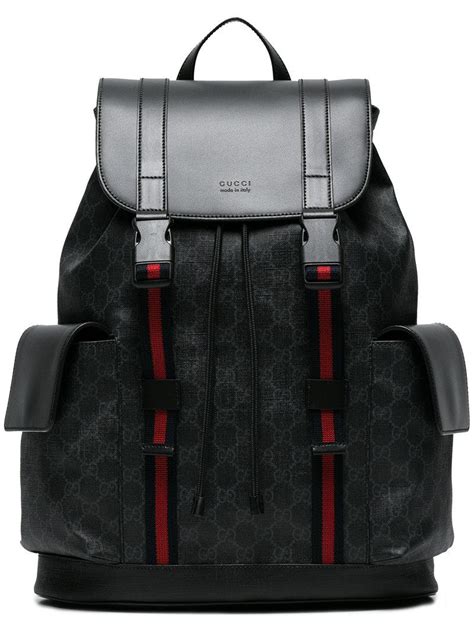 black gucci backpack gd|Gucci backpacks bootleg.